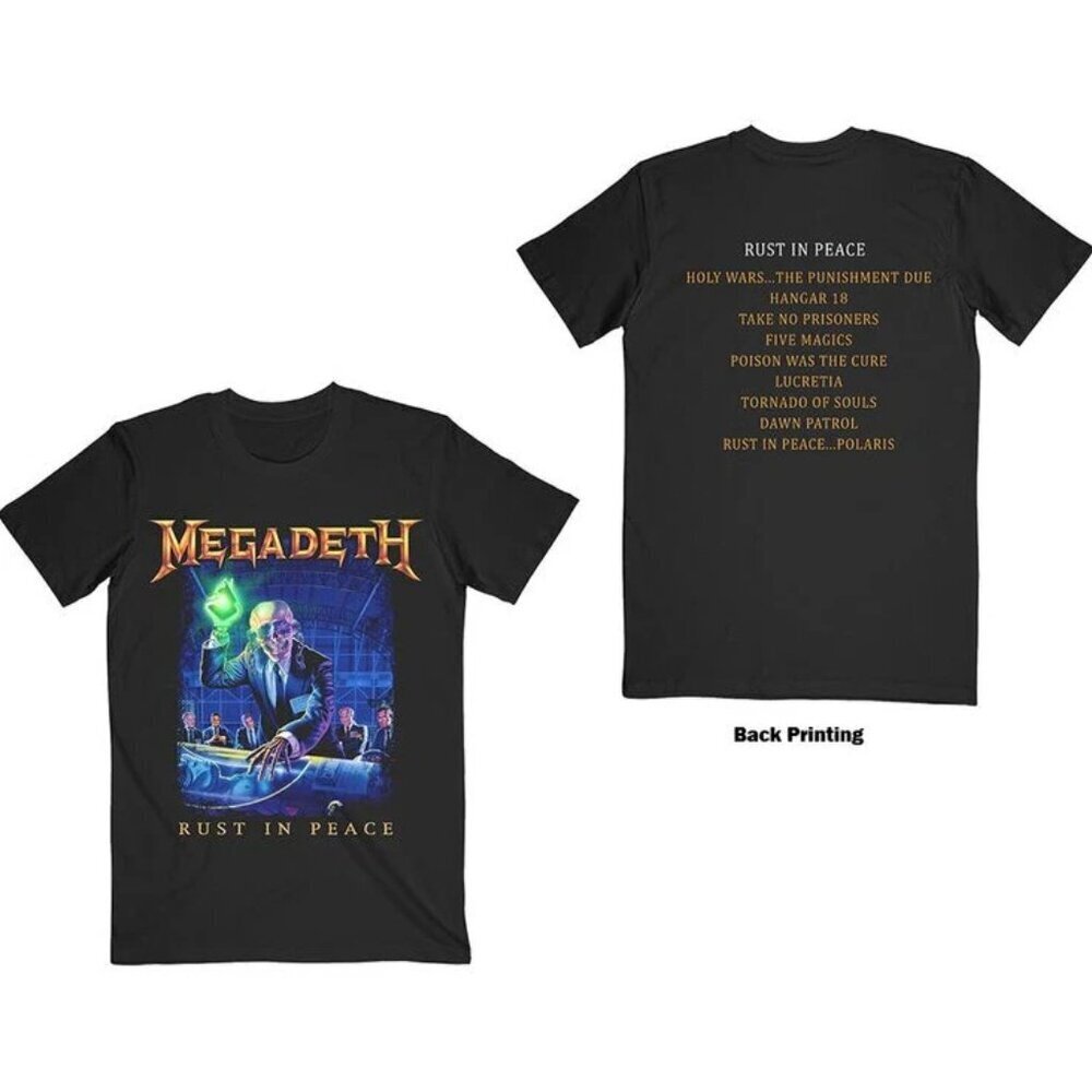 Megadeth Rust In Peace Thrash Metal Album Fan Unisex T-Shirt